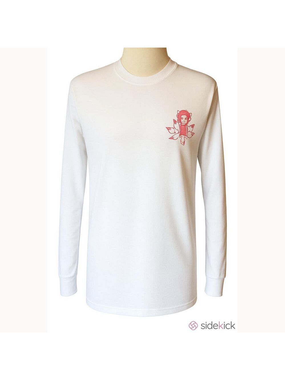 Betty Boop Strong Long Sleeve Graphic Tee White Pink M Retro Y2K Cartoon Gildan